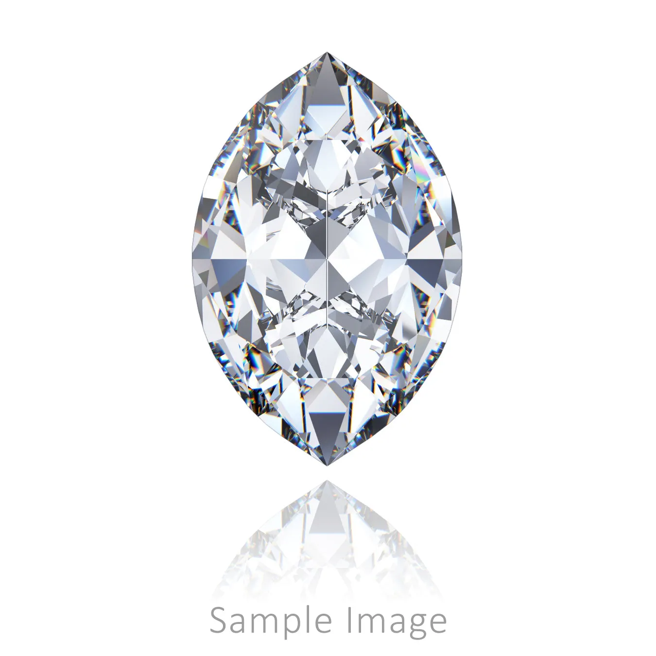 1.3 CT Lab-Grown Loose Diamond - Marquise (I-VVS2)