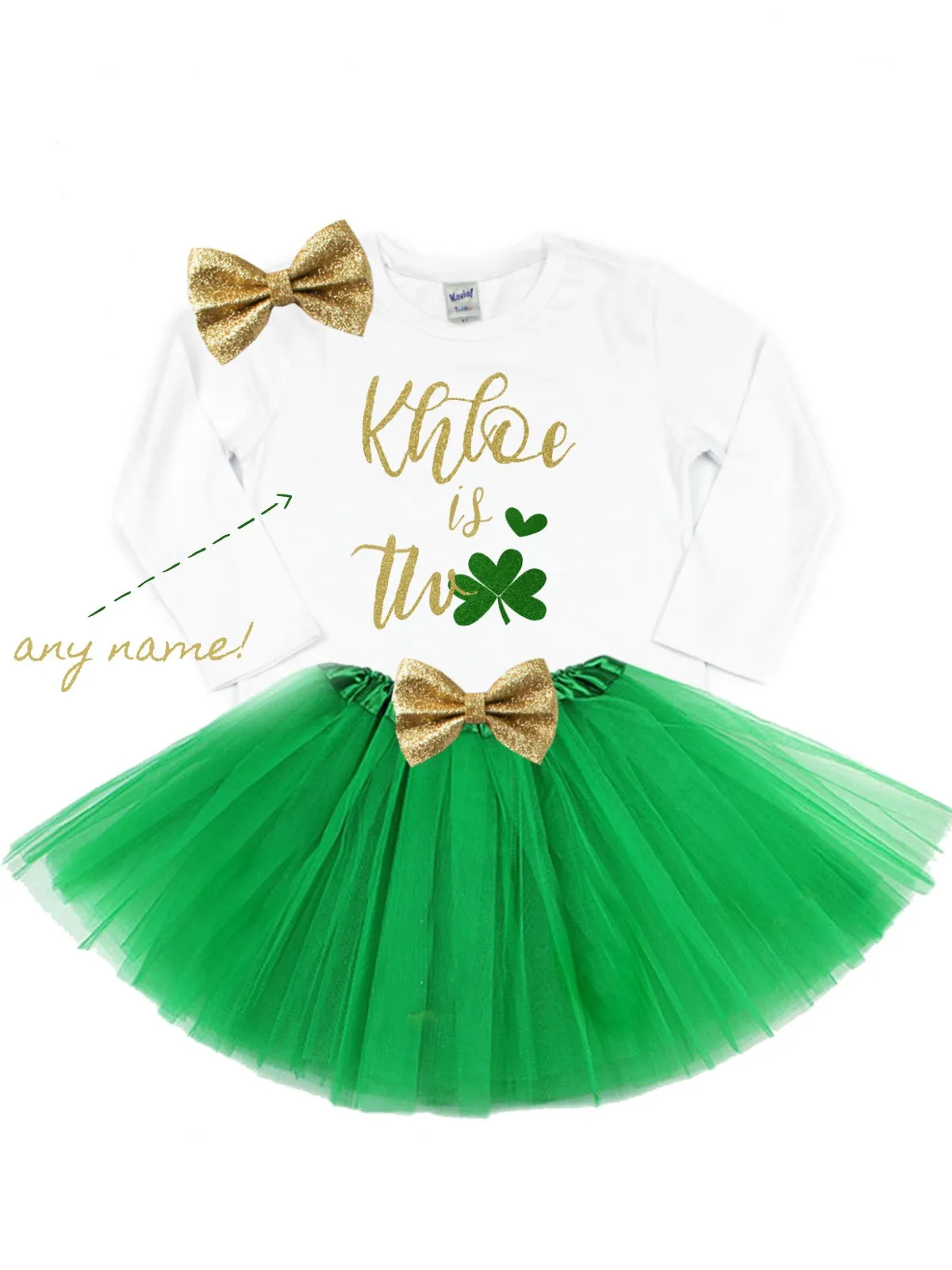 2nd Birthday St. Patrick's Day Tutu Outfit