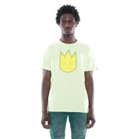 3D CLEAN SHIMUCHAN LOGO  SHORT SLEEVE CREW NECK TEE IN PATINA GREEN