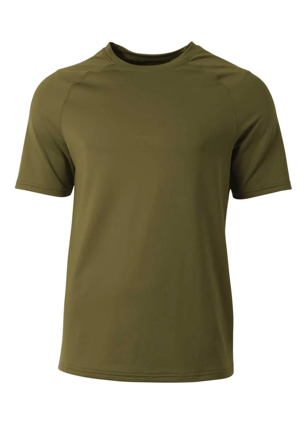 A4 N3397 Bionic Short Sleeve Tee - Military Green