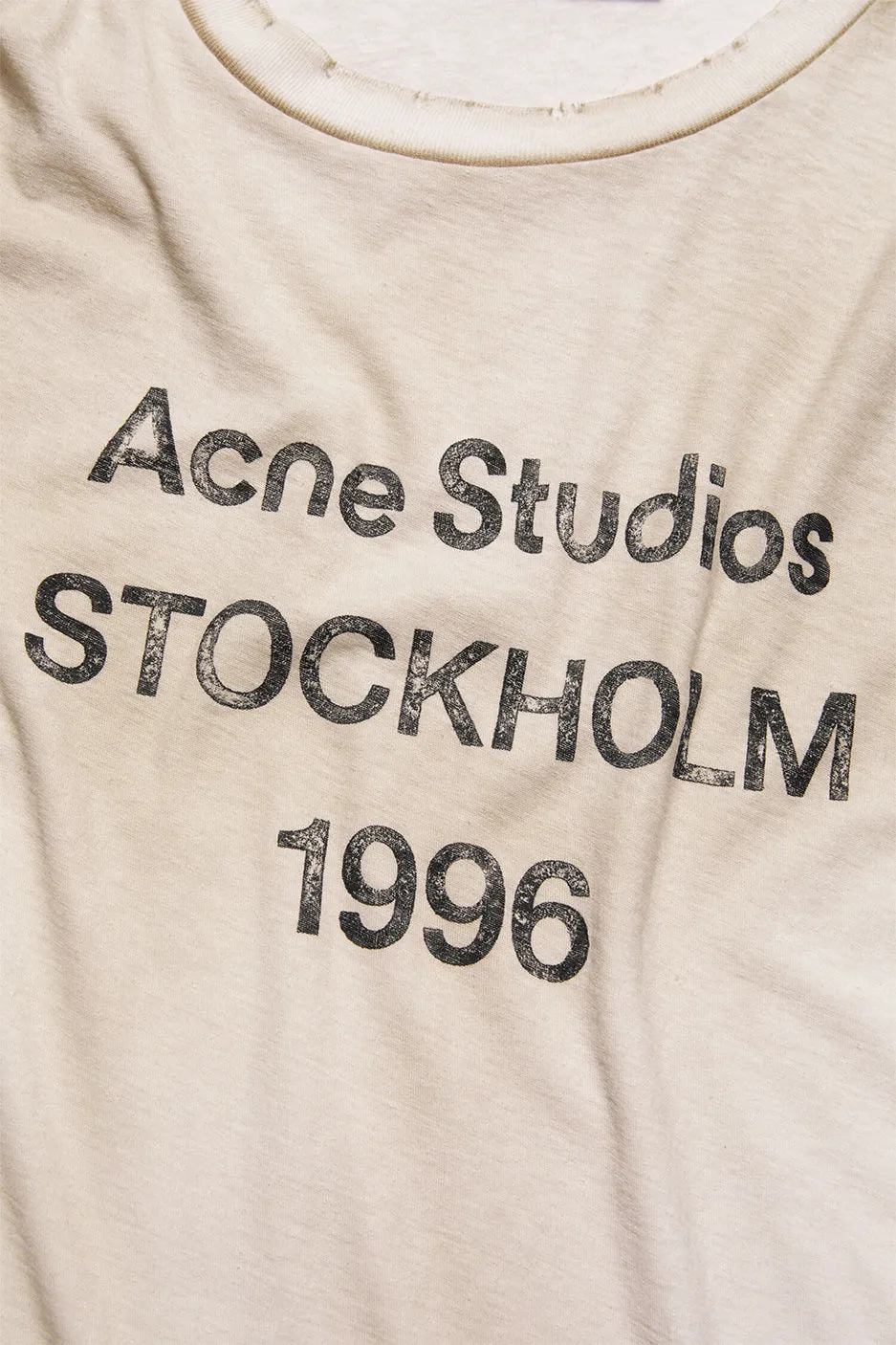 Acne Studios 1996 Printed Tee 'Dusty White'