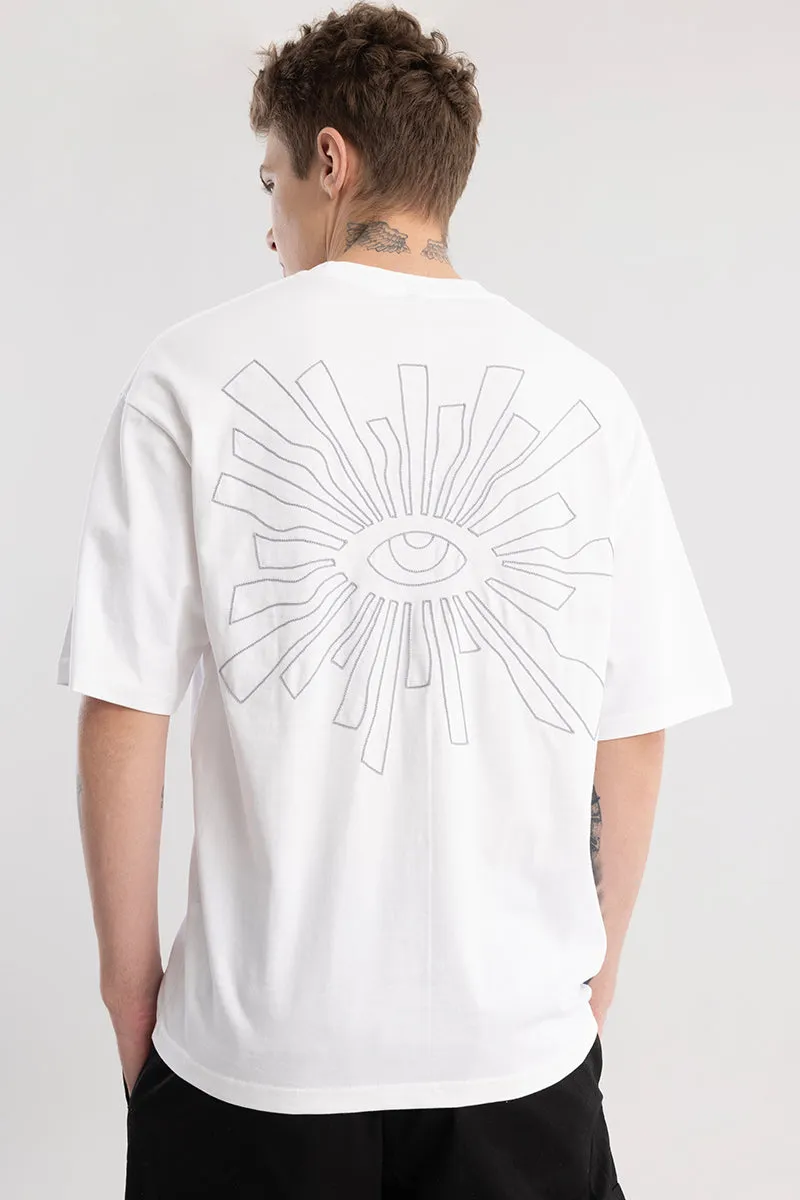 After Life White Oversized T-Shirt