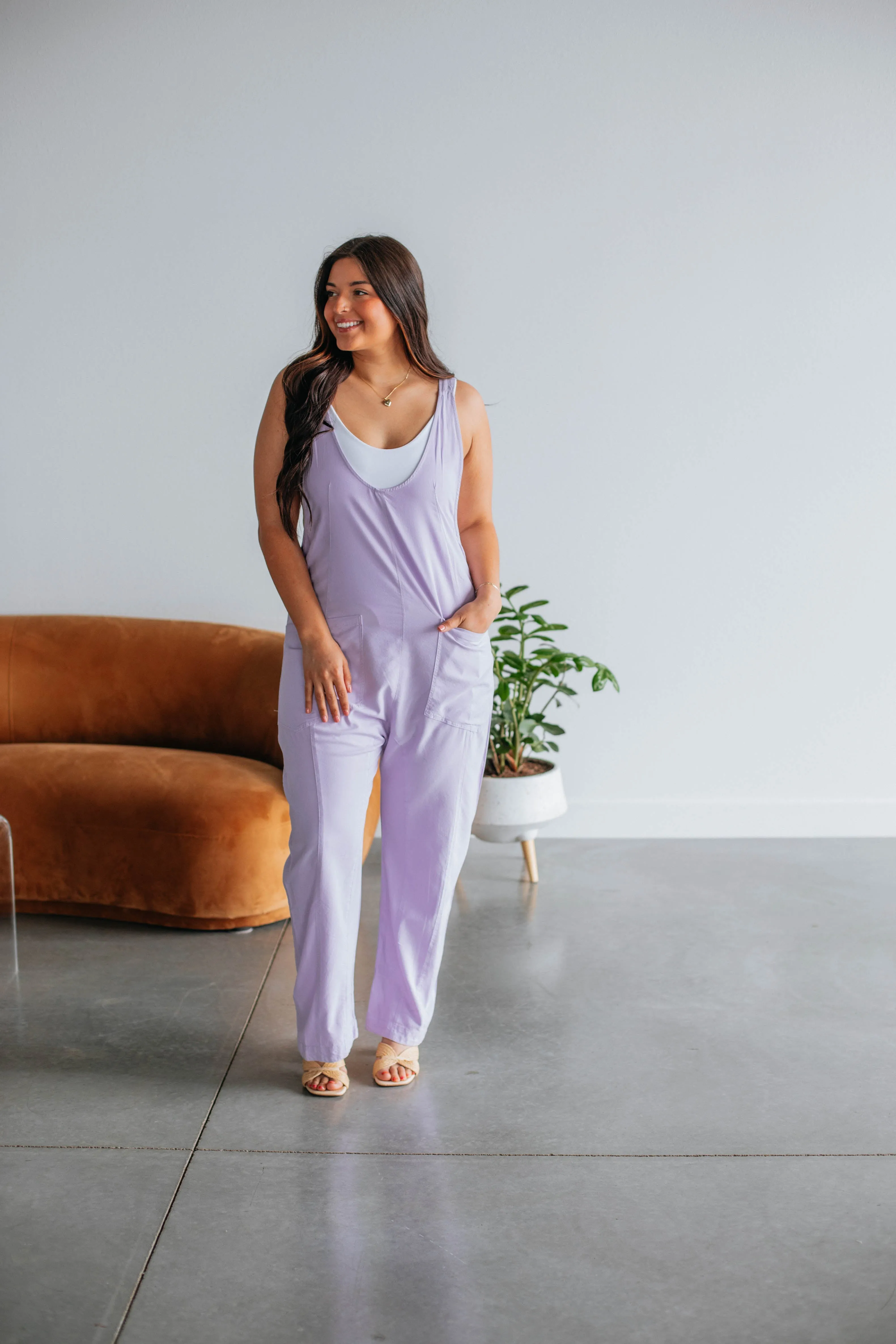 Allison Jumpsuit - Lavender