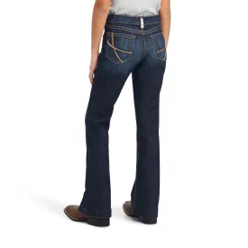 Ariat Girl's R.E.A.L™ Trouser Maggie Nightshade Wide Jeans 10041104