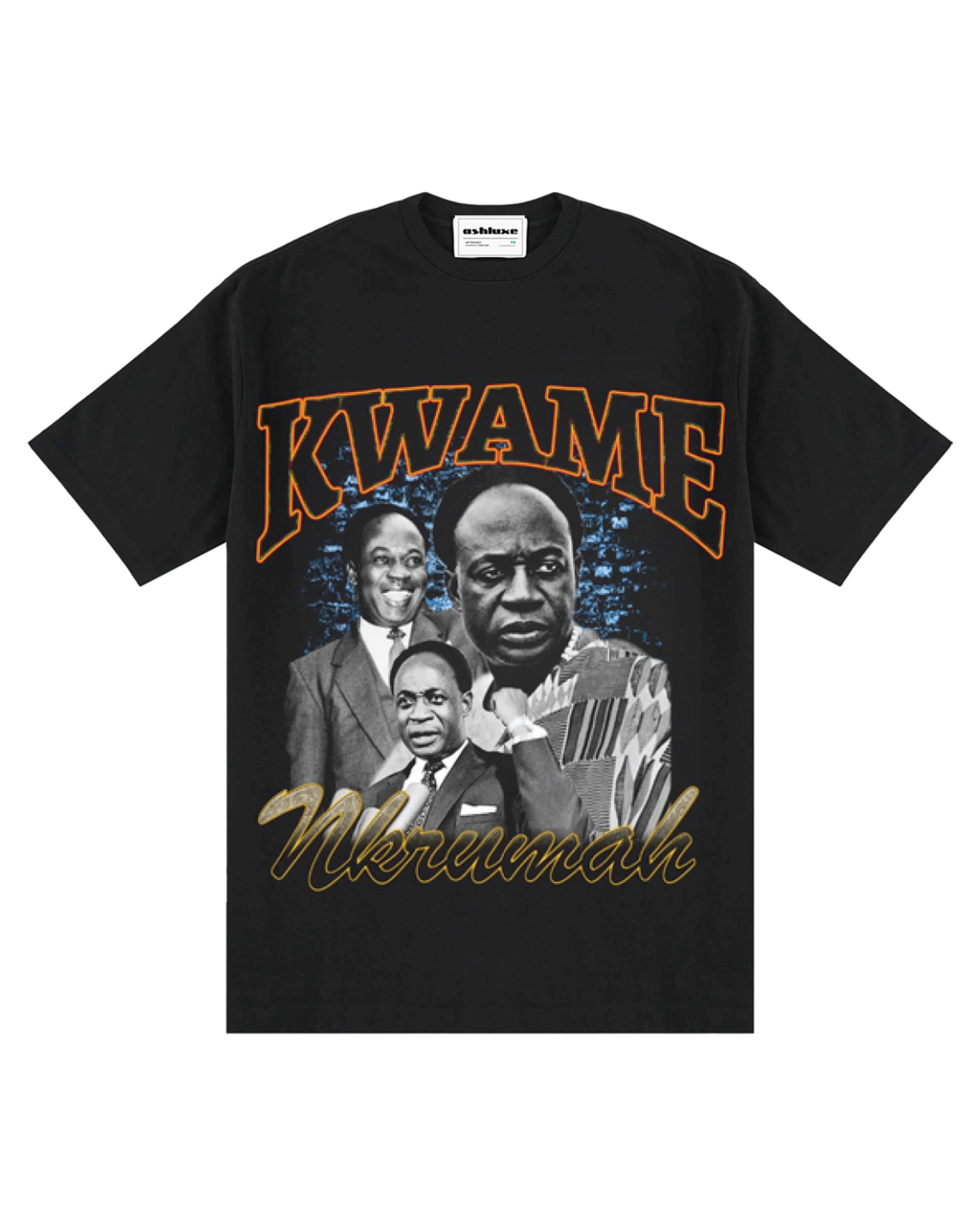 Ashluxe Kwame Icon T-shirt - Black