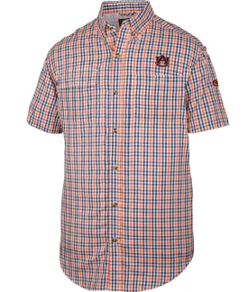 Auburn Gingham Plaid Wingshooter's Shirt S/S