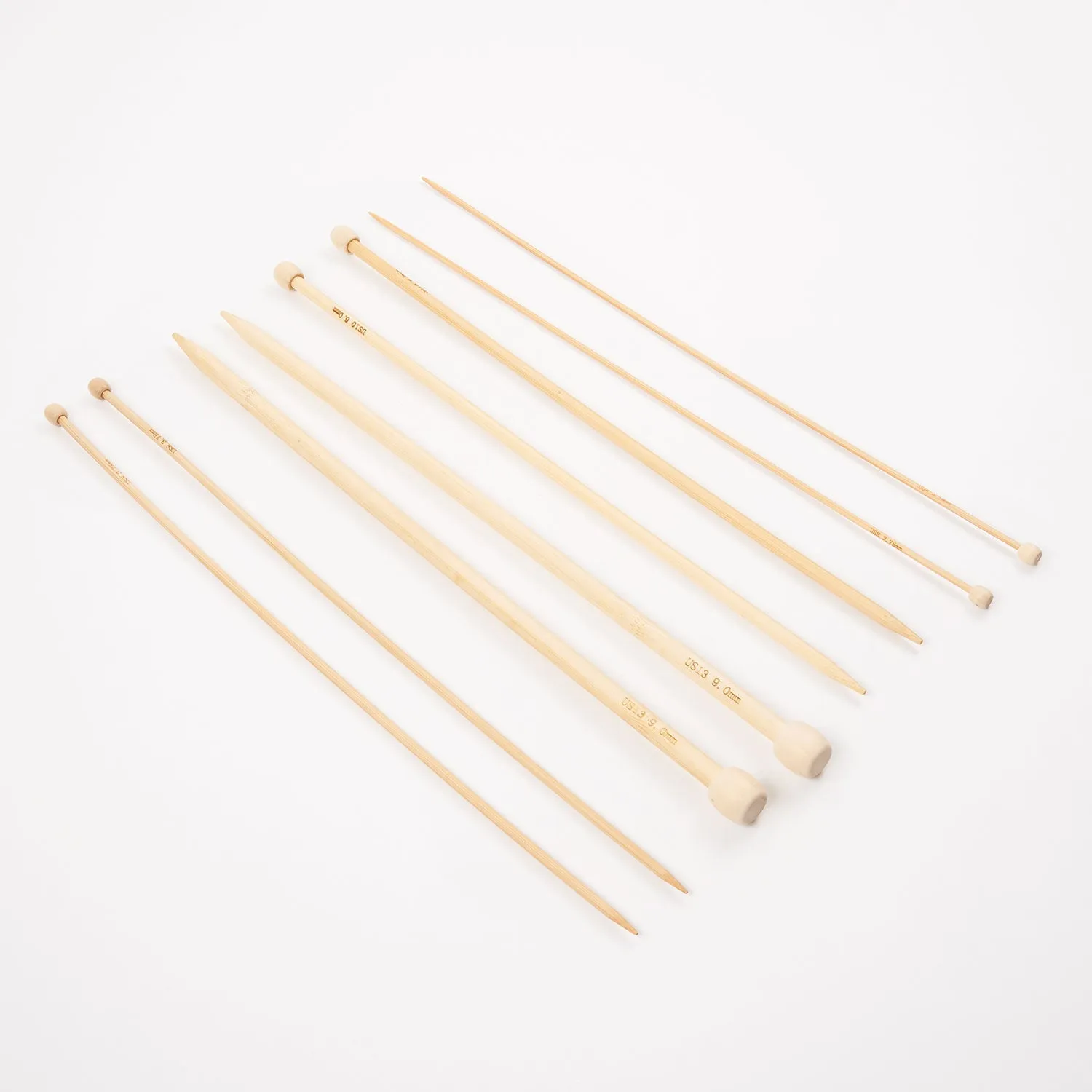 BAMBOO STRAIGHT NEEDLES