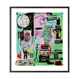 Basquiat: In Italian Framed Print