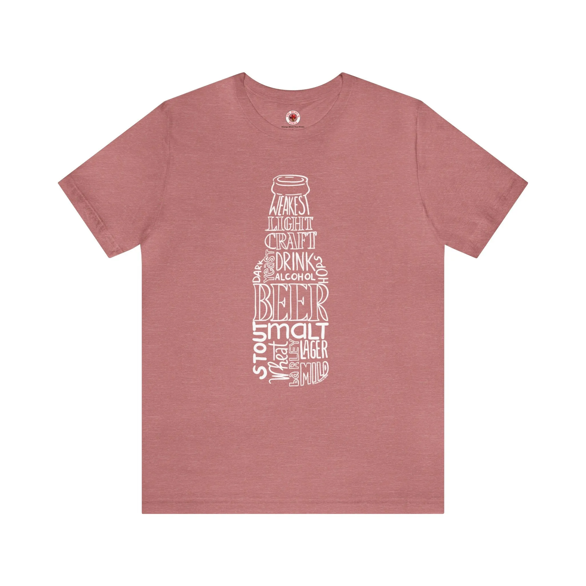 Beer Bottle of Words T-Shirt