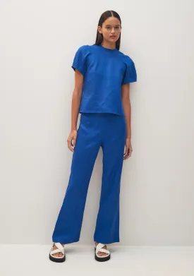 Benita Linen Pant_Cobalt