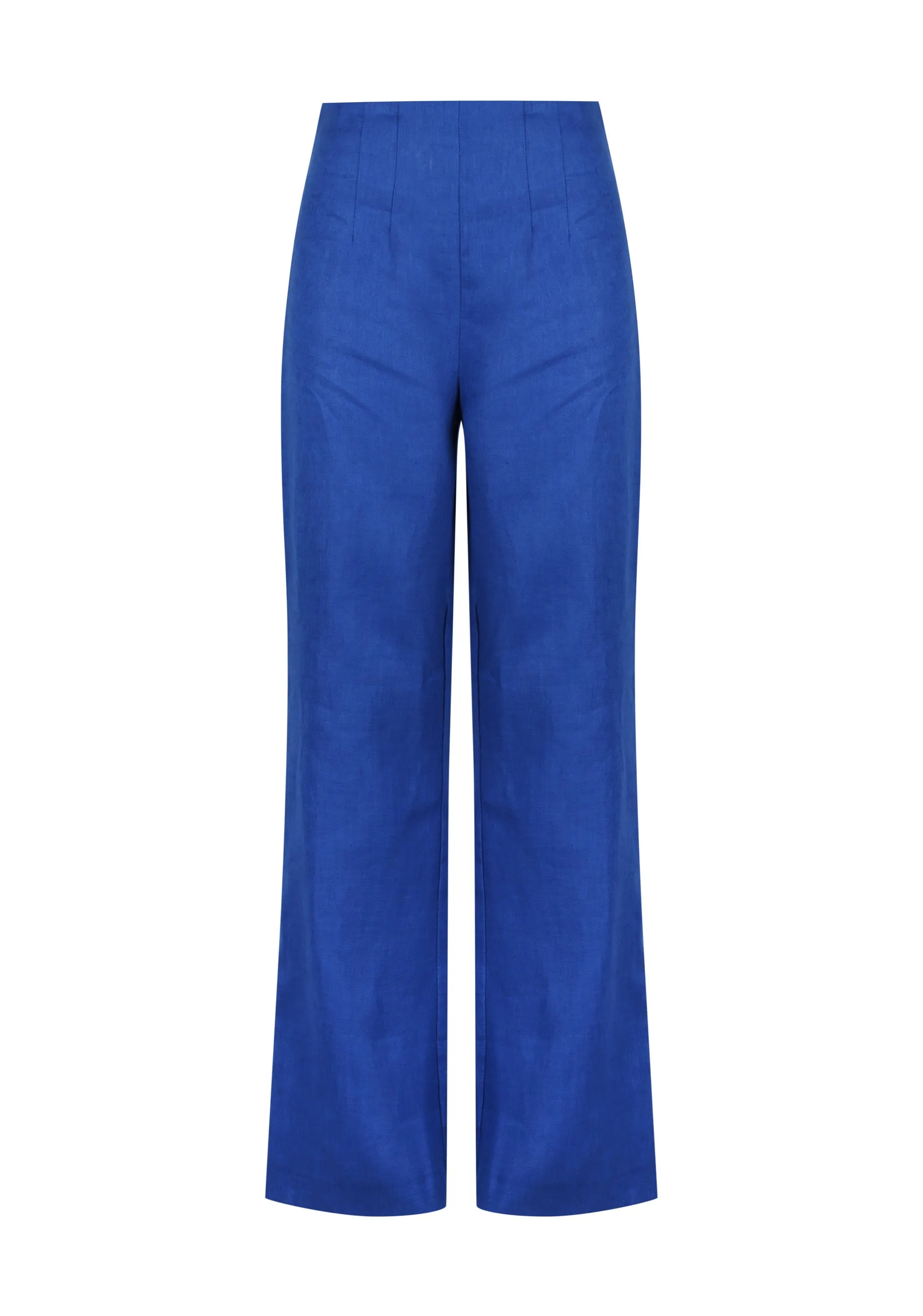 Benita Linen Pant_Cobalt