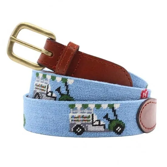 Beverage Cart Needlepoint Belt