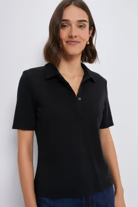 Black Adler Interlock Polo