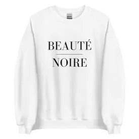 Black Beauty Sweatshirt- White