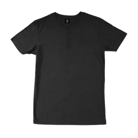 Black Henley T-Shirt