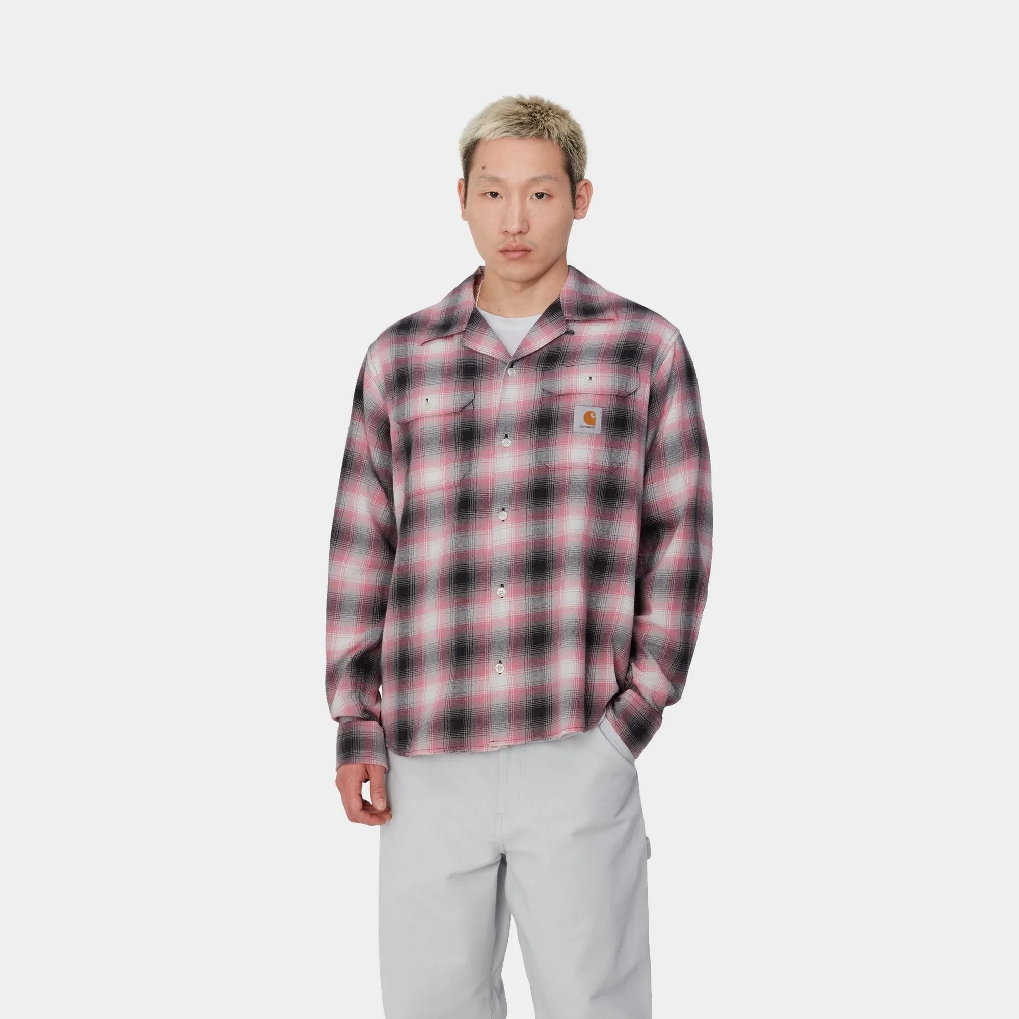 Blanchard Check Shirt | Charm Pink