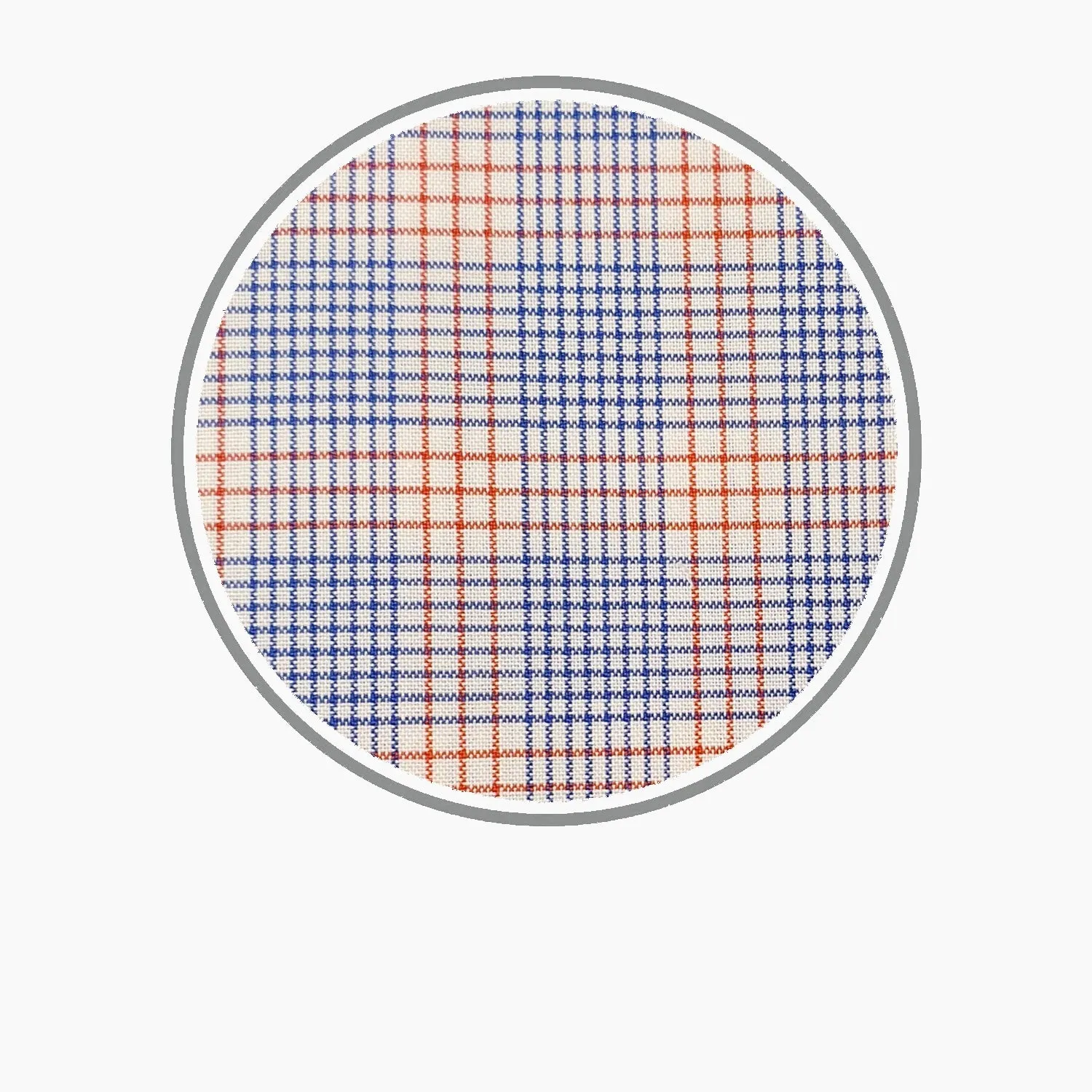 Blue and Red Multi Check Silverline Cotton Fabric