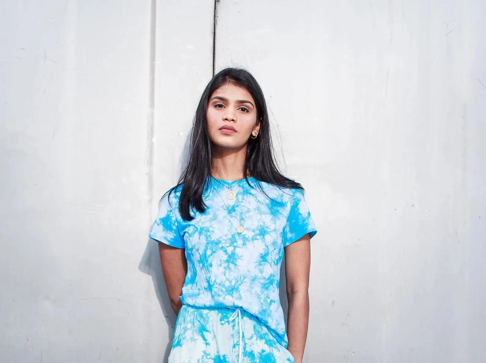 Blue Tie-Dye Tee