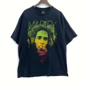 Bob Marley Reggae Jamaican 2000 Vintage Black T-shirt Size XL