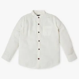 Boys Regular Fit Solid Shirt