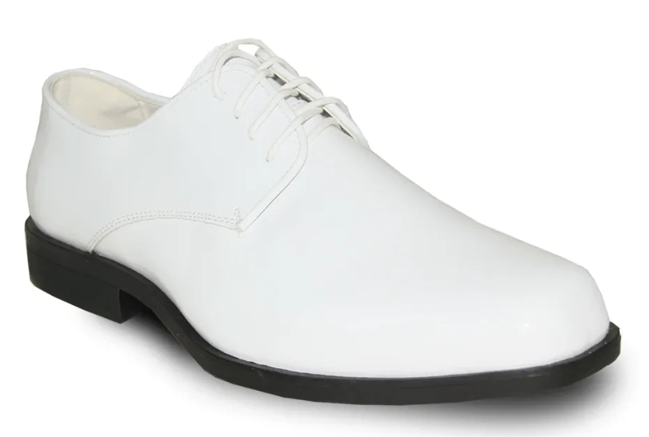 Bravo Tux 1 Formal, White Patent