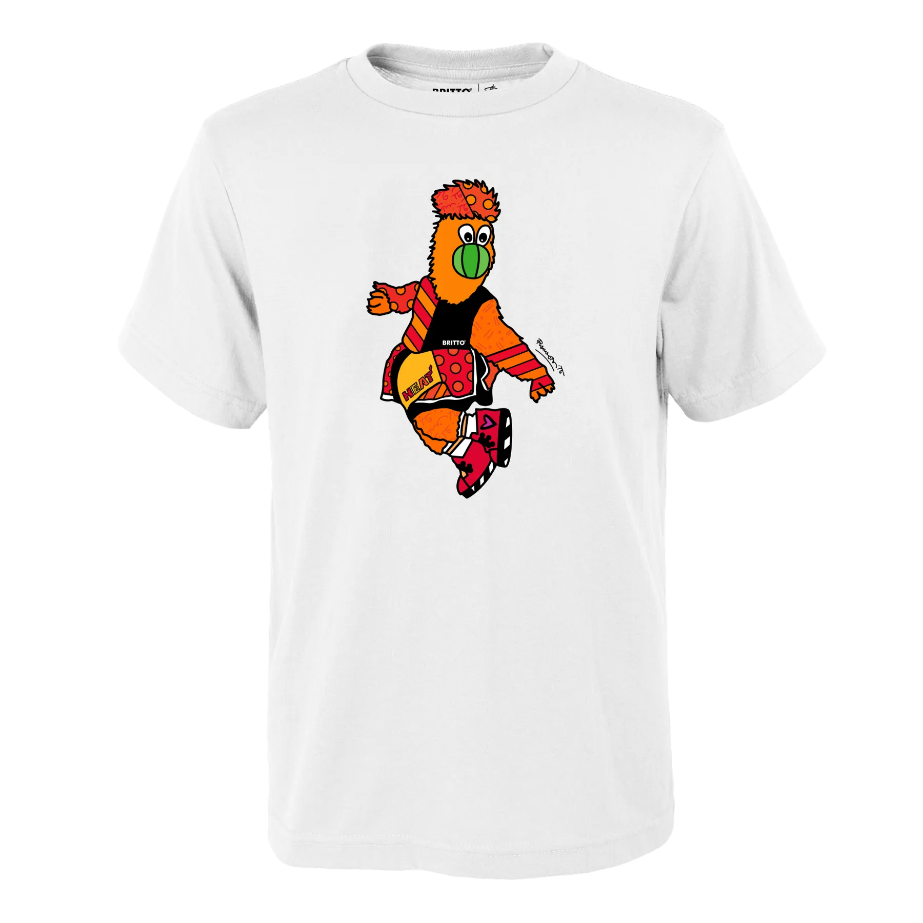 Britto x HEAT Burnie Kids Tee