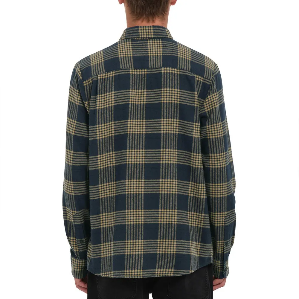 Camisa de Cuadros Volcom Caden Plaid Navy