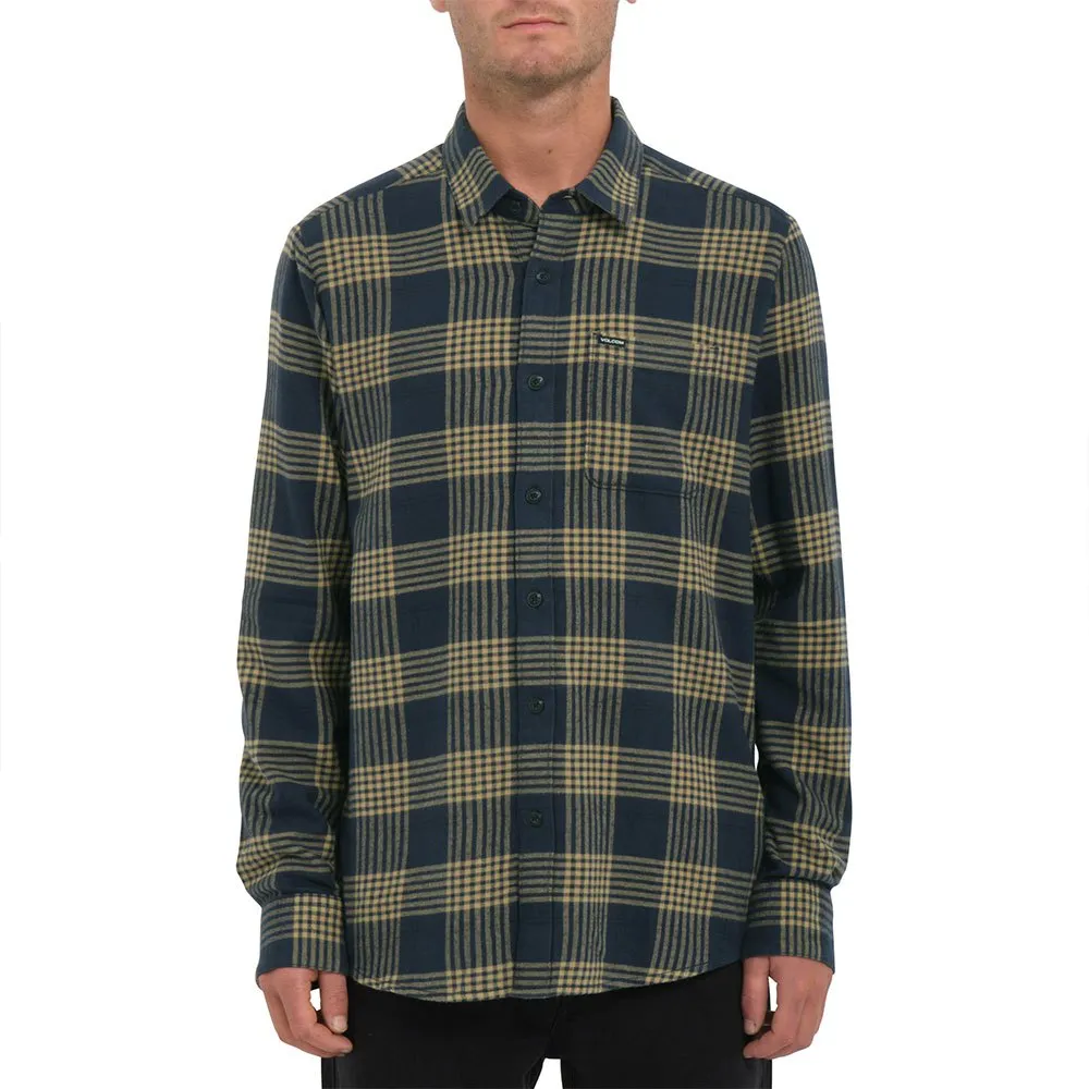 Camisa de Cuadros Volcom Caden Plaid Navy