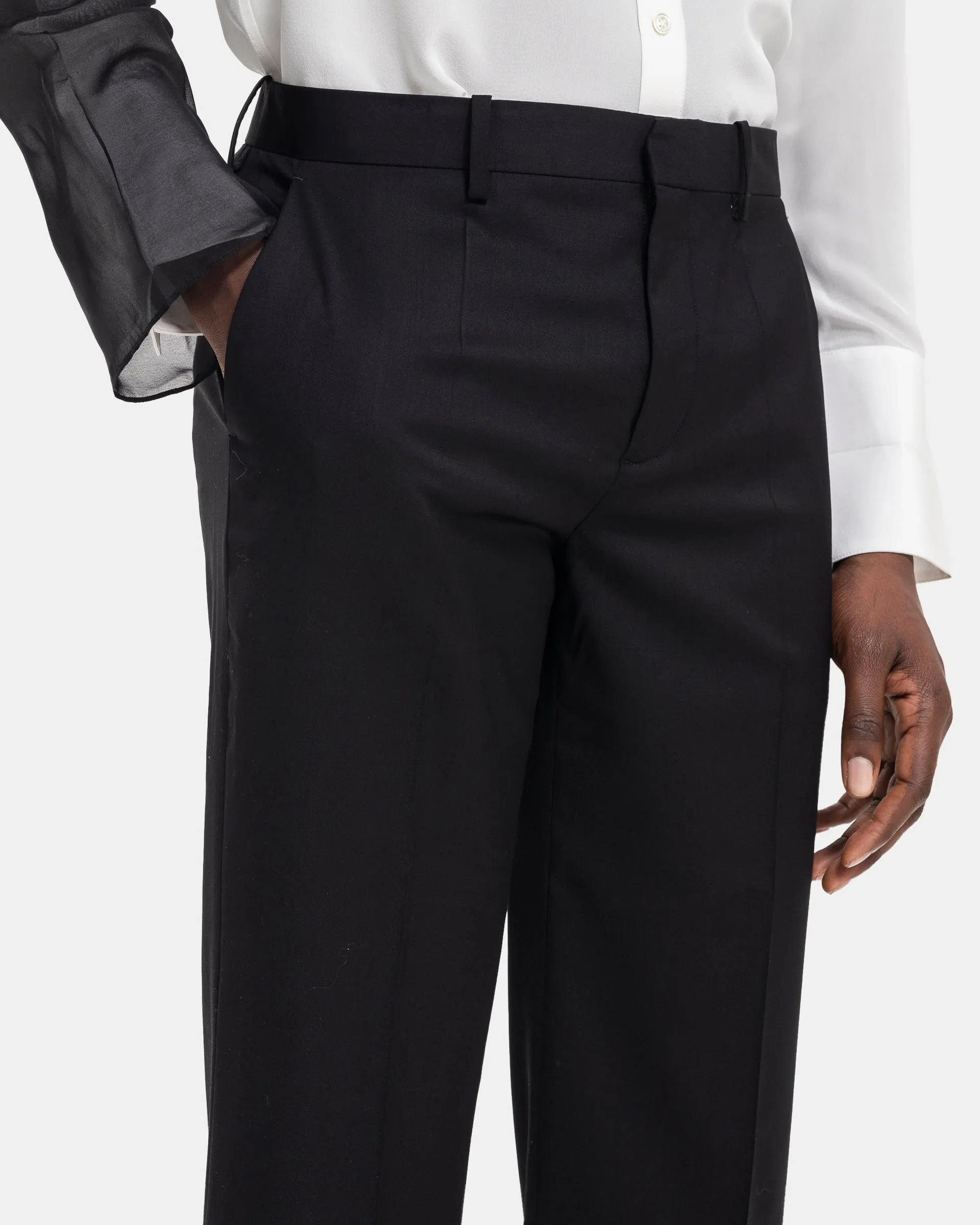 Car Trouser in Black