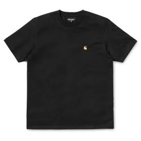 Carhartt WIP S/S Chase T-Shirt - Black / Gold