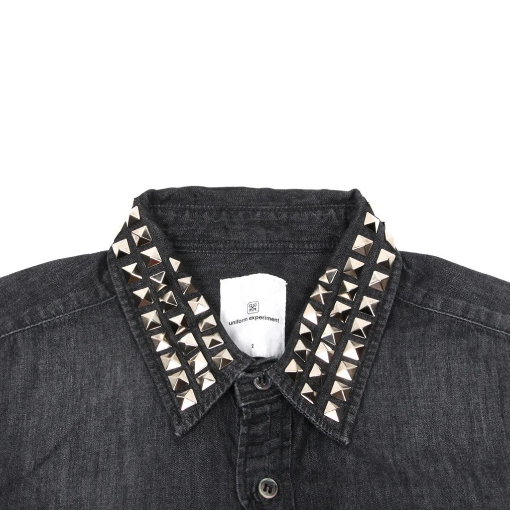 Collar Studs Denim L/S Shirt