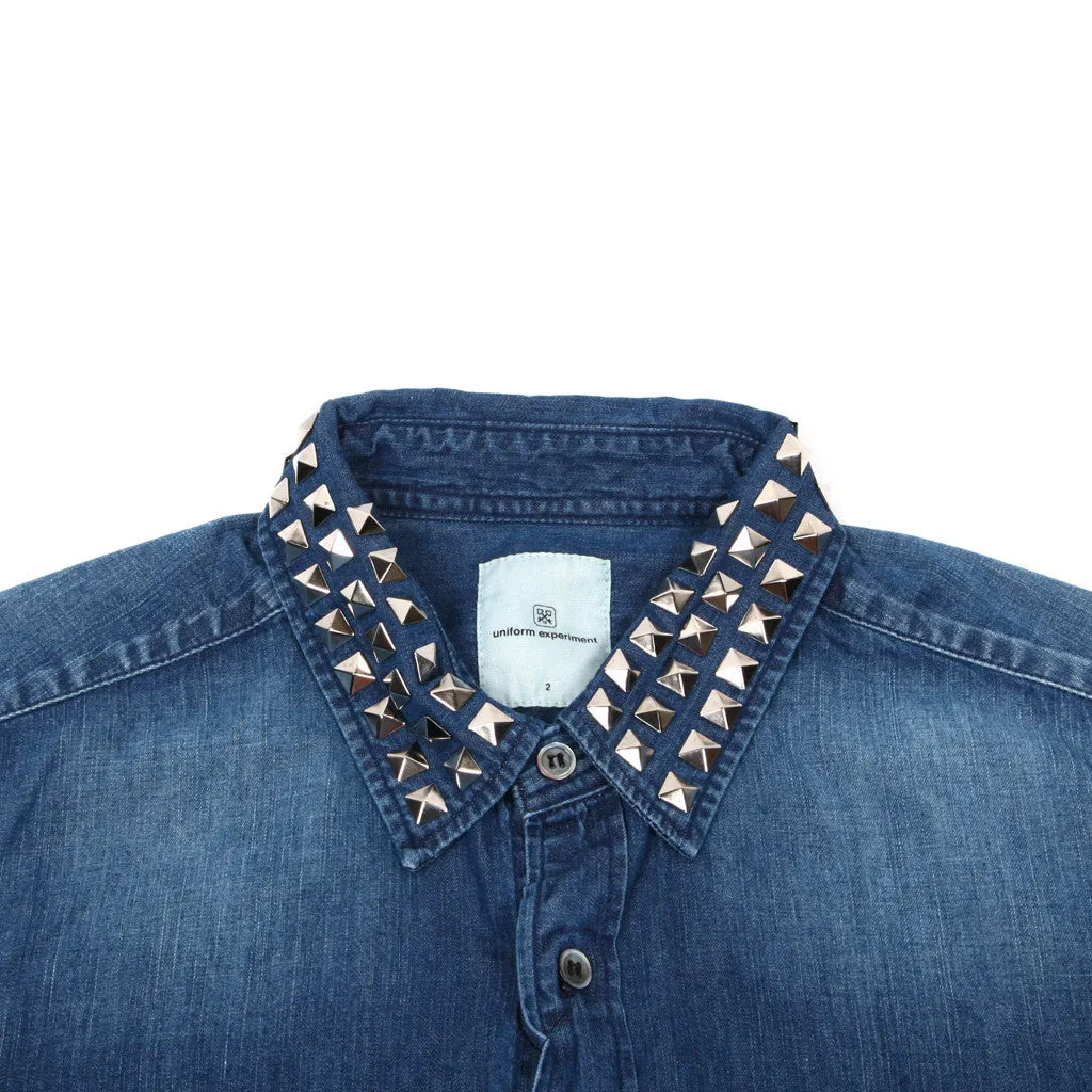 Collar Studs Denim L/S Shirt