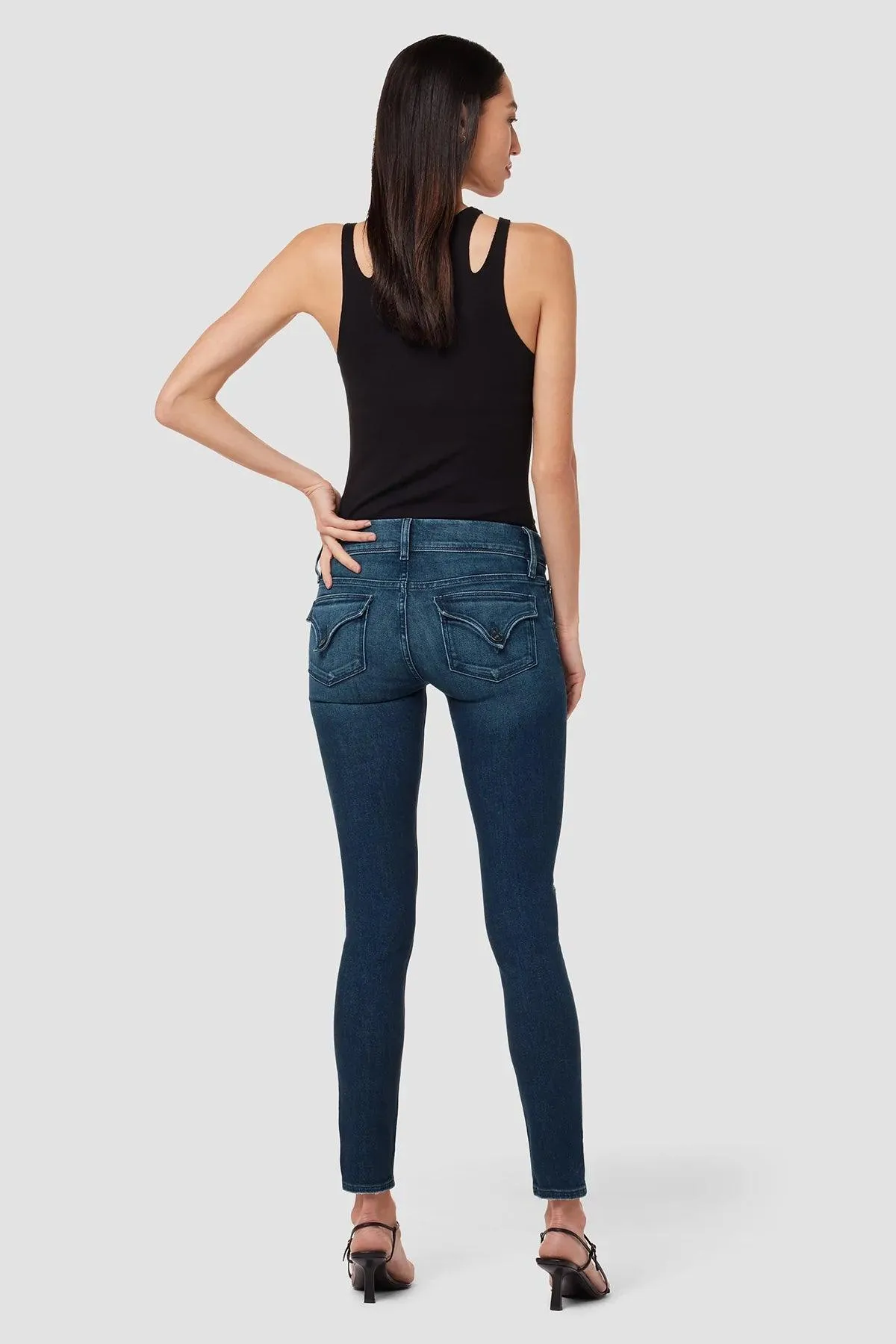 Collin Mid-Rise Skinny Jeans by Hudson