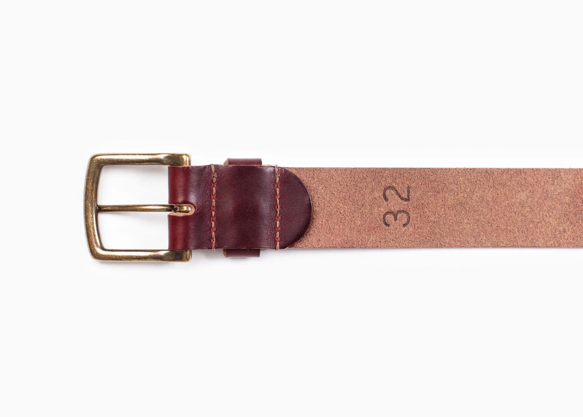 Color #8 Chromexcel Leather Belt