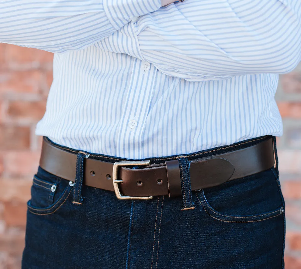 Color #8 Chromexcel Leather Belt