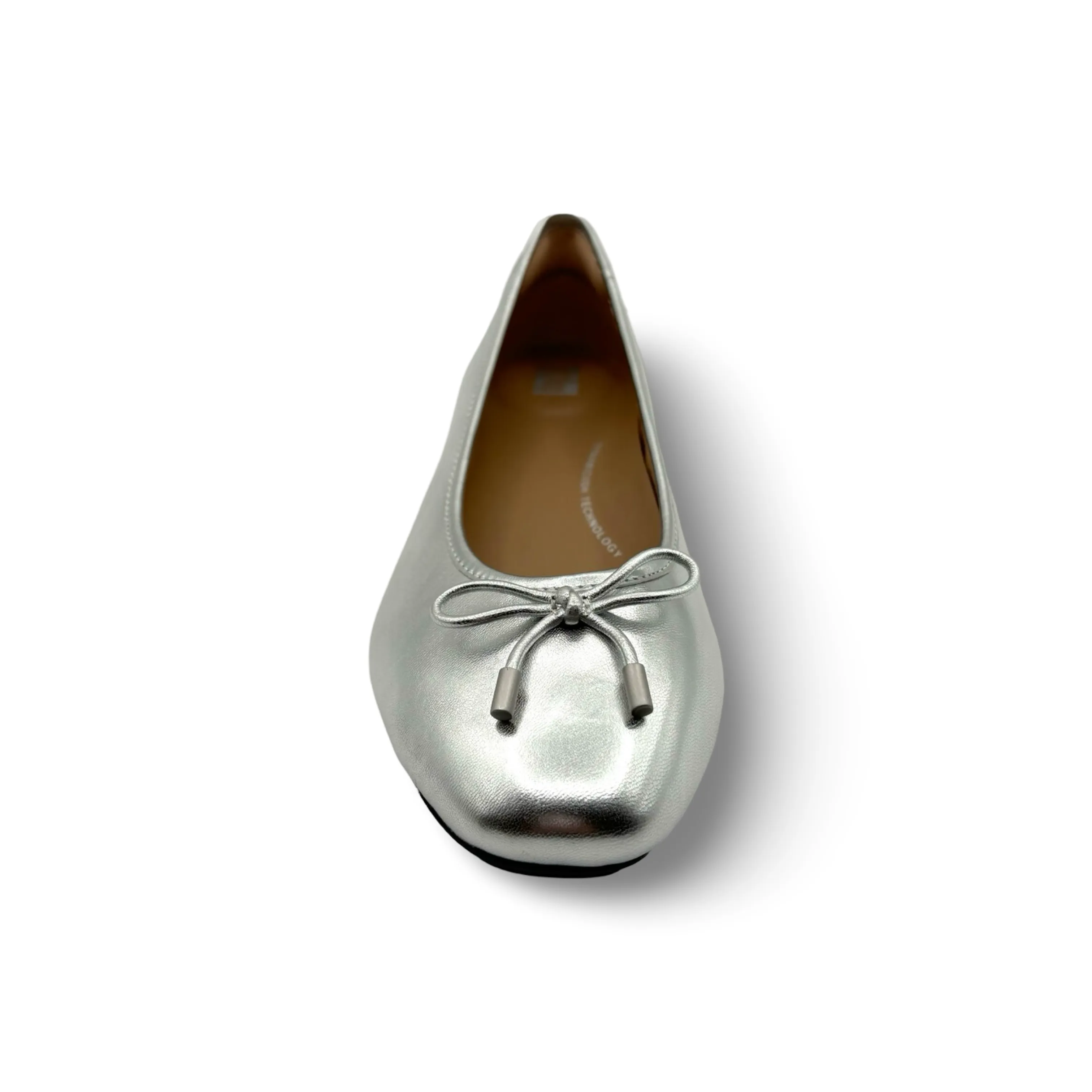 Delicato Silver Ballet Flat