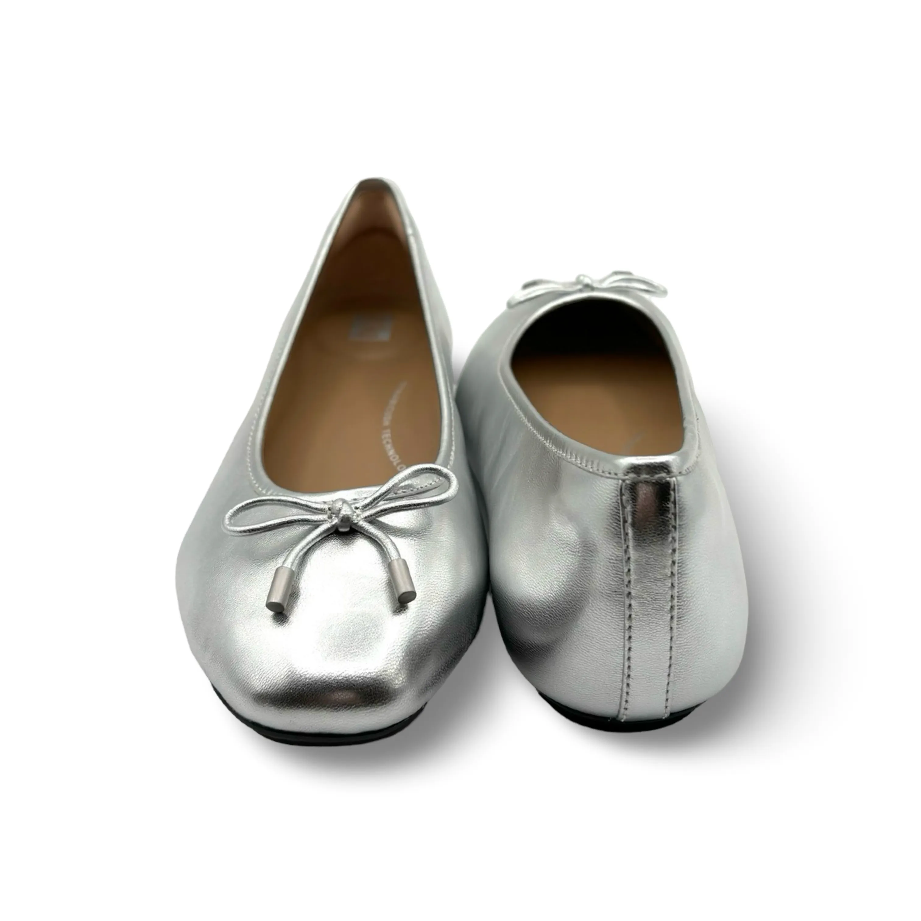 Delicato Silver Ballet Flat