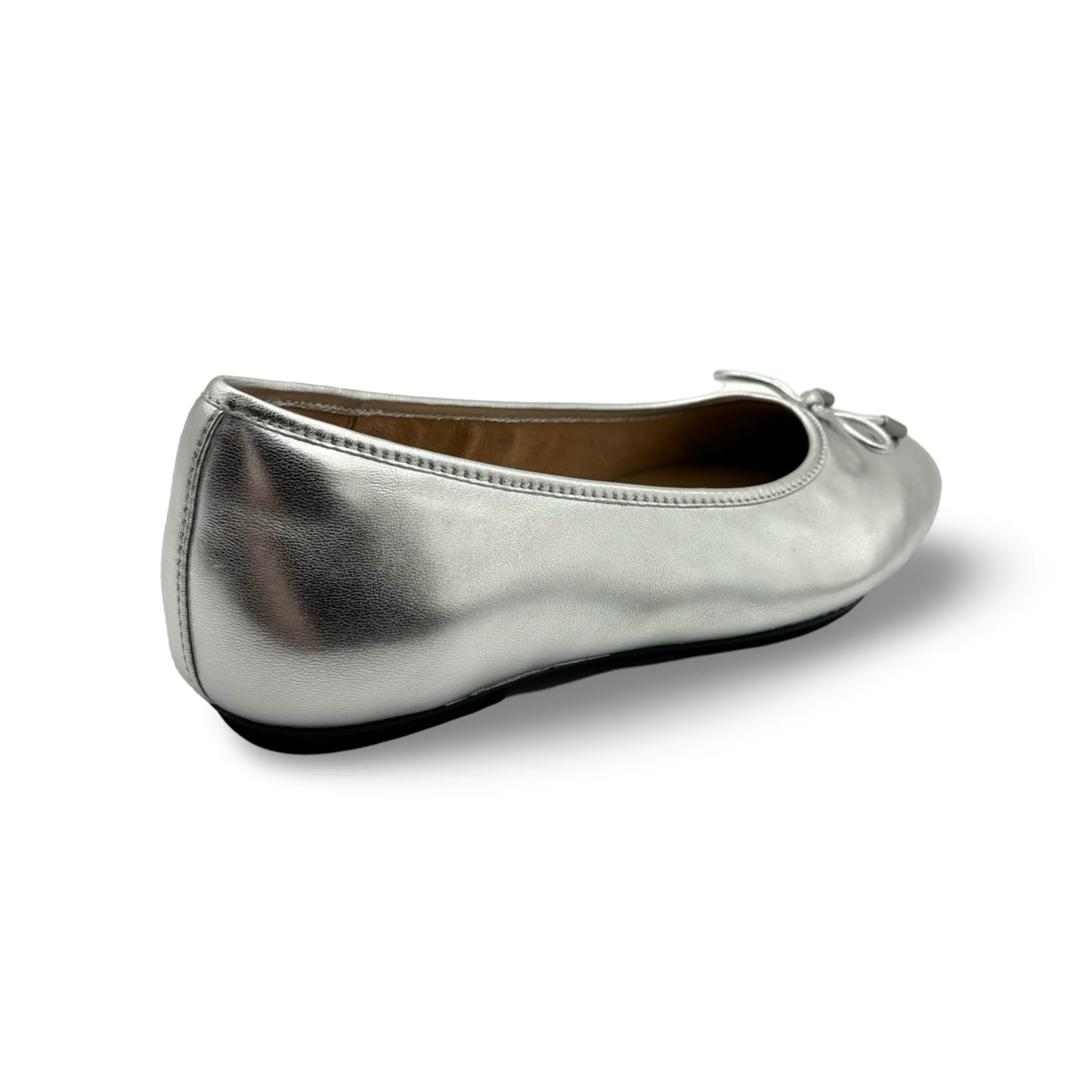 Delicato Silver Ballet Flat