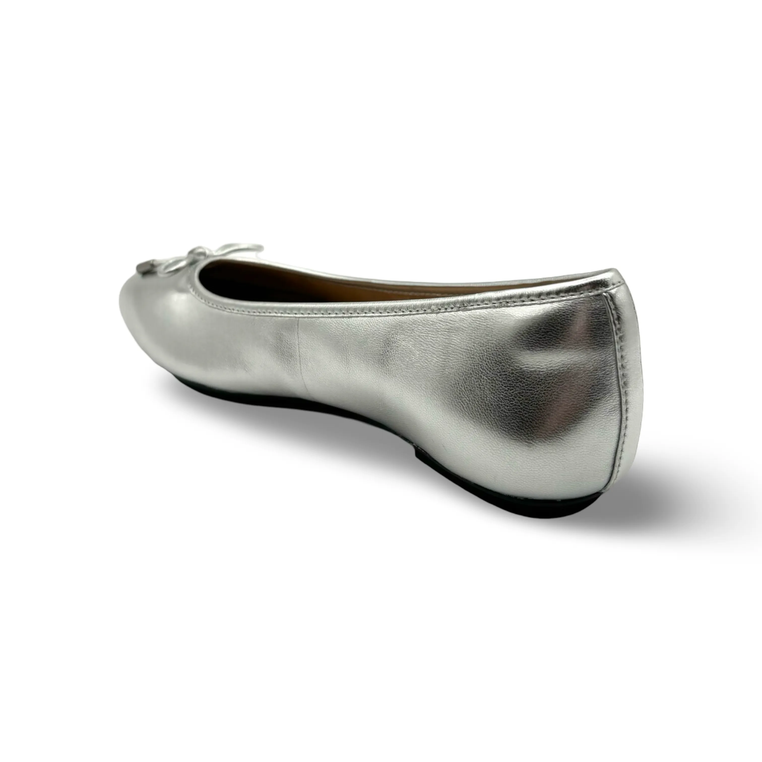 Delicato Silver Ballet Flat