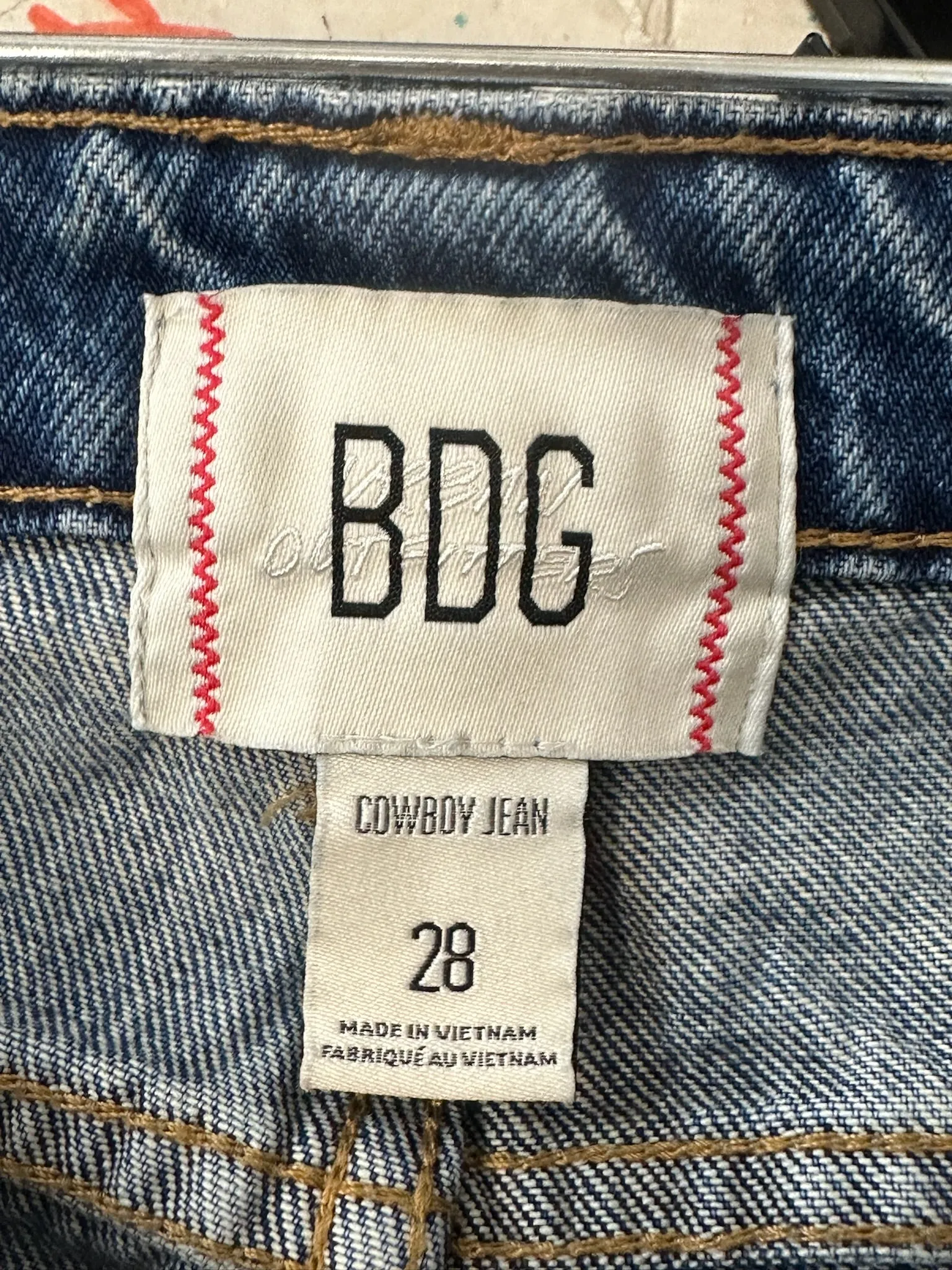 Denim Jeans ‘Cowboy Jean’ Bdg, Size 6