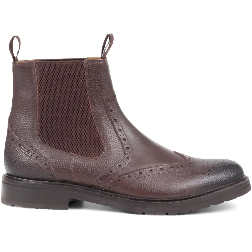 Desborough Leather Chelsea Boots - DESBOROUGH2 / 324 340