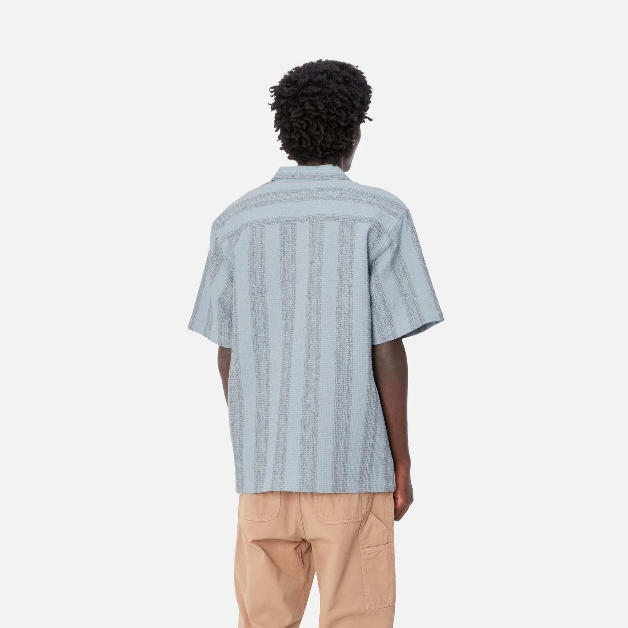 Dodson Stripe Shirt | Misty Sky