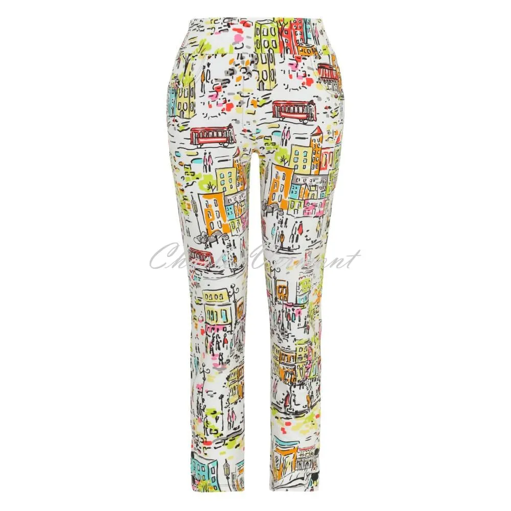 Dolcezza 'Love The City' Printed Trouser - Style 24130