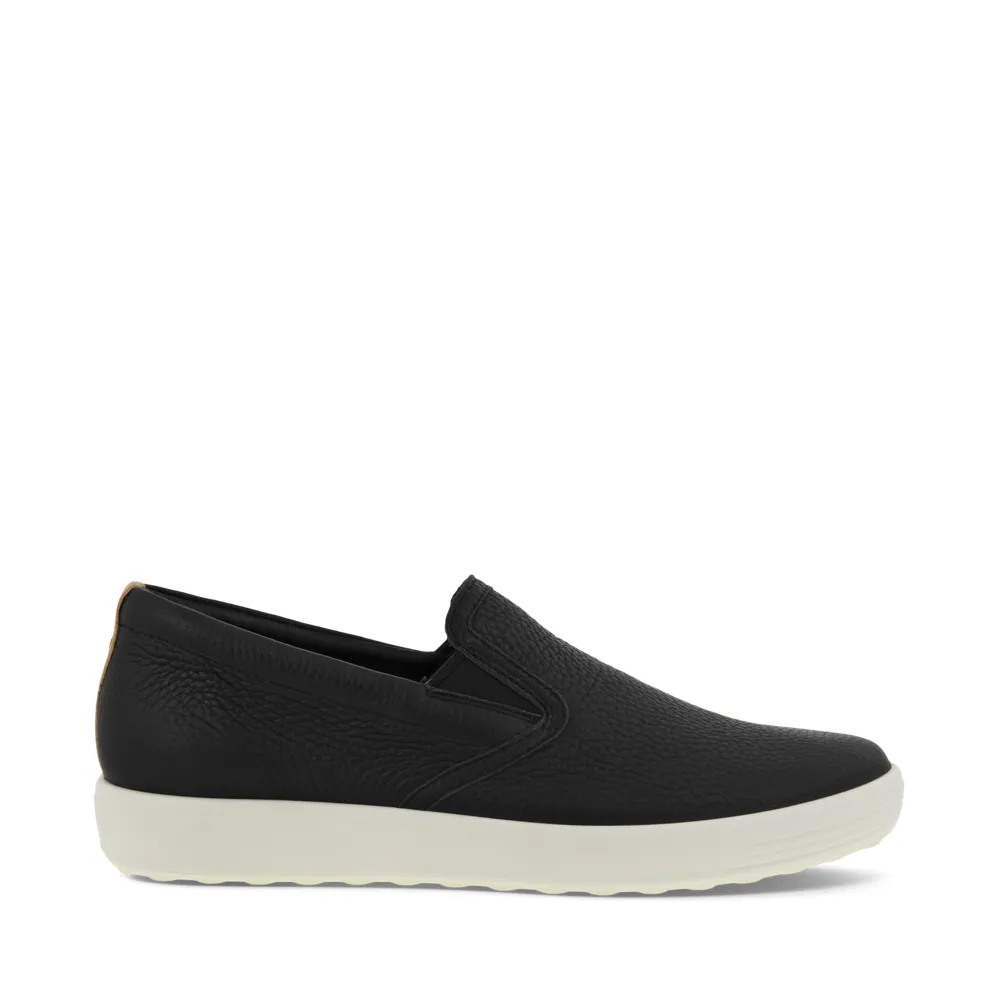 Ecco Women's Soft 7 Slip On Sneaker in Black