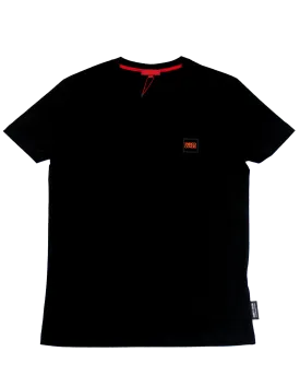 ENRICO COVERI Black V Neck T Shirt