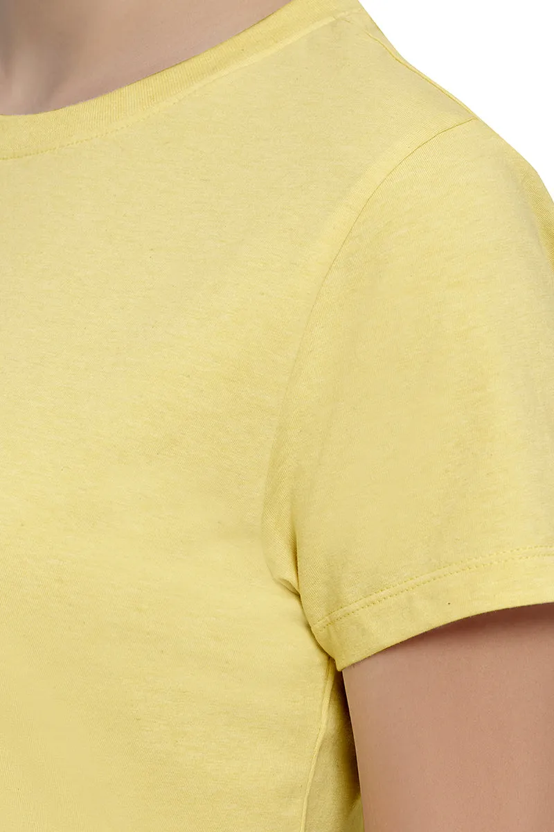 Essential Crew Neck Tee - Sunshine