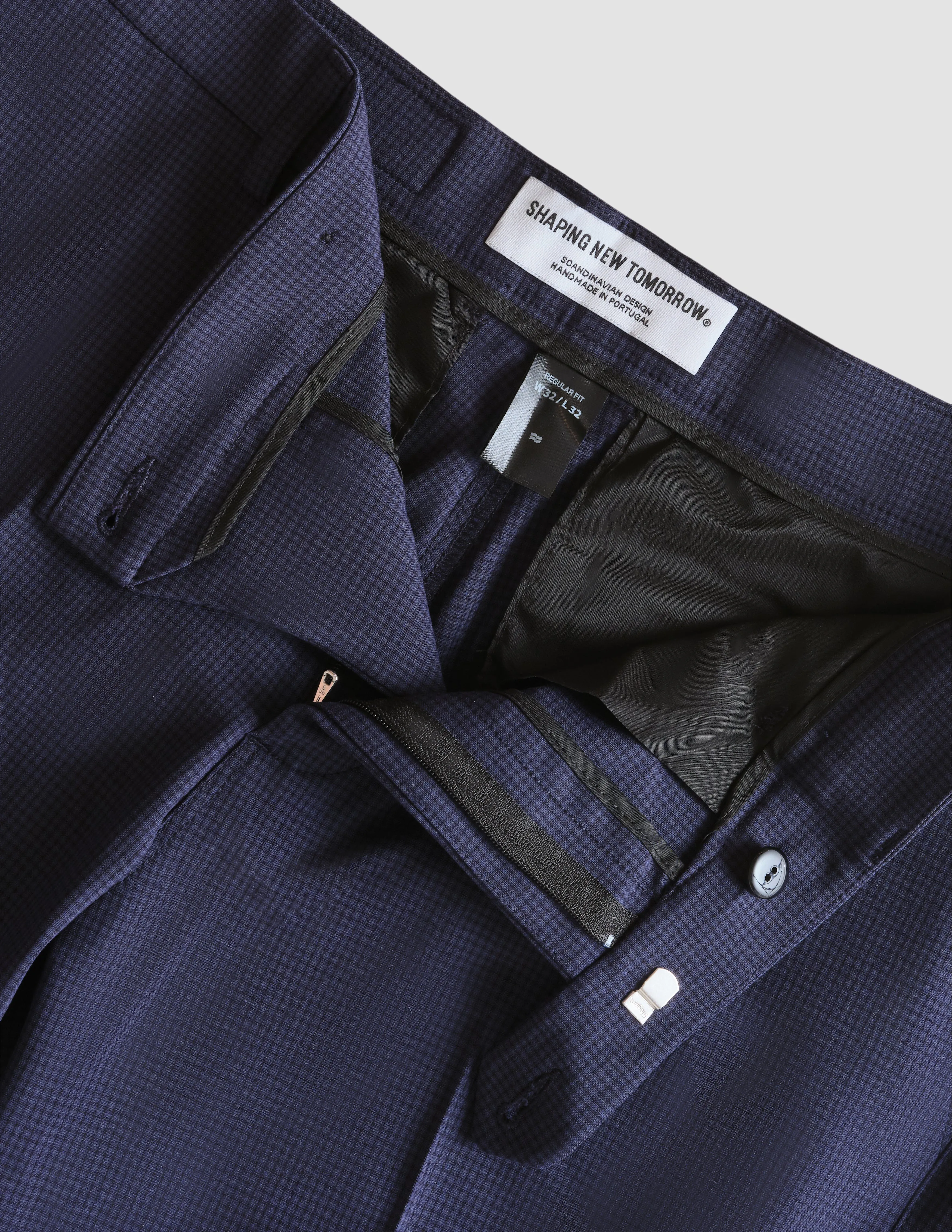 Essential Suit Pants Slim Bristol Blue