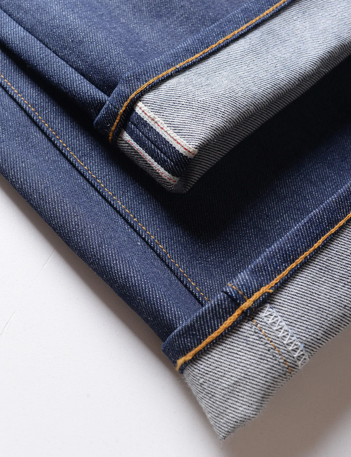 FINAL SALE: GD110 SLIM TAPERED | Raw 13 Oz Selvedge Denim - Original Indigo