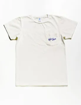 FINAL SALE: Logo Tee with Pocket - White