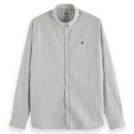 Green Stripe Seasonal Essentials Oxford Striped Shirt